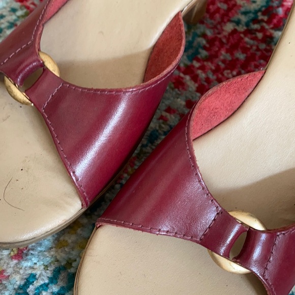 *VINTAGE* NO BOUNDARIES OPEN-TOE MULES - Picture 4 of 7